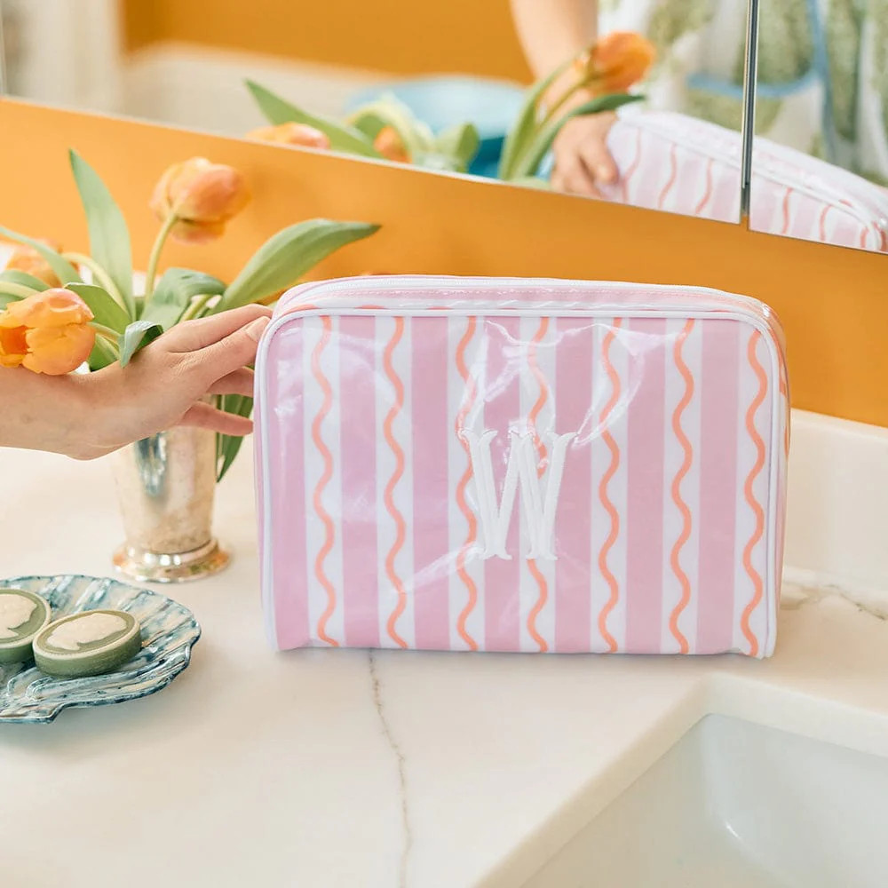 Large Patterned Toiletry Bag | Weezie Towels | Weezie Towels