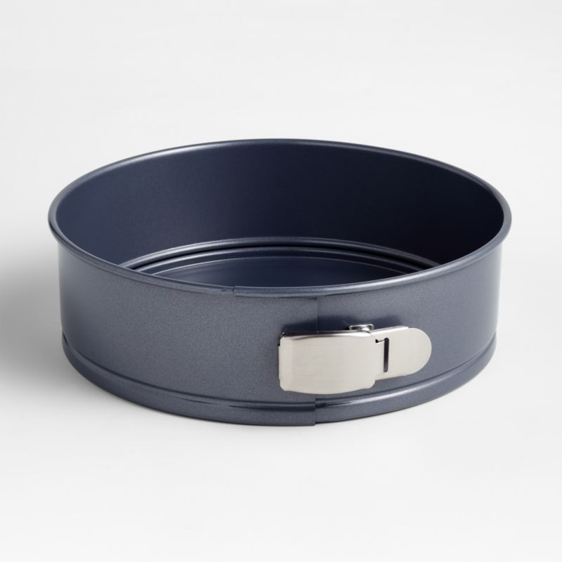 Crate & Barrel Slate Blue 9" Springform Pan + Reviews | Crate & Barrel | Crate & Barrel