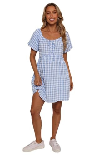 Dorothea Mini Dress - Blue XL | Amazon (US)