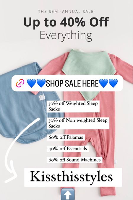 Dreamland baby sale!! Use my code Kissthisstyles for an extra 10% off already reduced items! Everything is on sale!!

This sale is only exclusively for the website and is an ambassador exclusive with the extra 10% off.

• 30% off Weighted Sleep Sacks
• 30% off Non-weighted Sleep Sacks
• 60% off Pajamas
• 40% off Essentials
• 60% off Sound Machines

Plus extra ten percent off with my code Kissthisstyles 

Dreamland baby discount code
Weighted sleep sacks
Bamboo pajamas
Baby shower gift 
First time mom gift
Sleep hacks for baby 

#LTKSaleAlert #LTKBaby #LTKKids