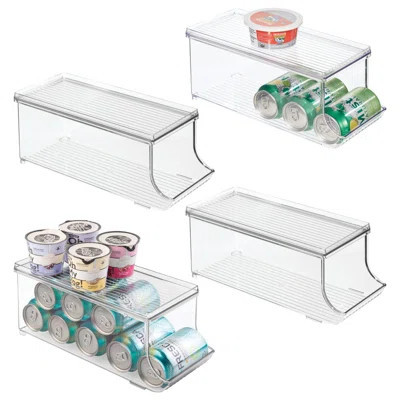 iDesign Soda Can Organizer with Lid for Pantry or Fridge - Storage for Cans of Soda, Seltzer, Soup, or Pet Food | Wayfair North America