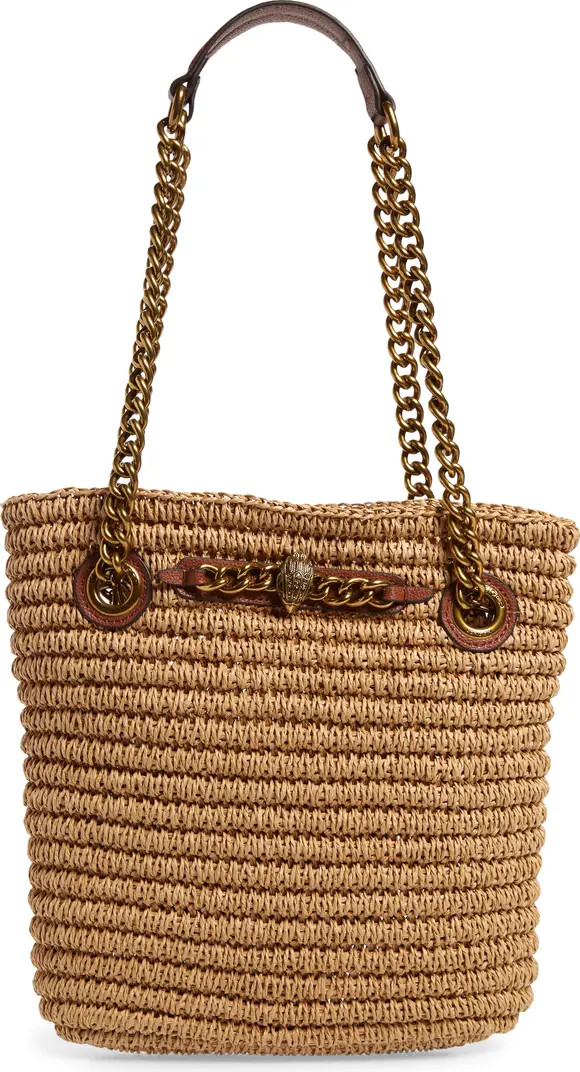 Kurt Geiger London Small Chelsea Raffia Tote | Nordstromrack | Nordstrom Rack