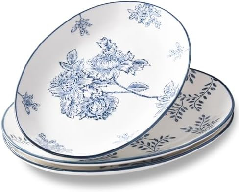 Ceramic Serving Platters, 12 Inch Large Serving Trays, Oval Plates for Dessert Appetizers Meat/En... | Amazon (US)