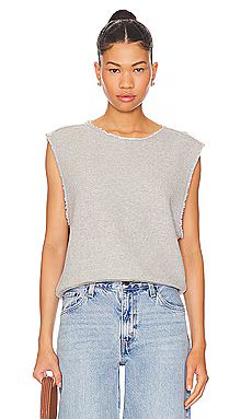 Free People So Easy Muscle Tee in Heather Grey from Revolve.com | Revolve Clothing (Global)
