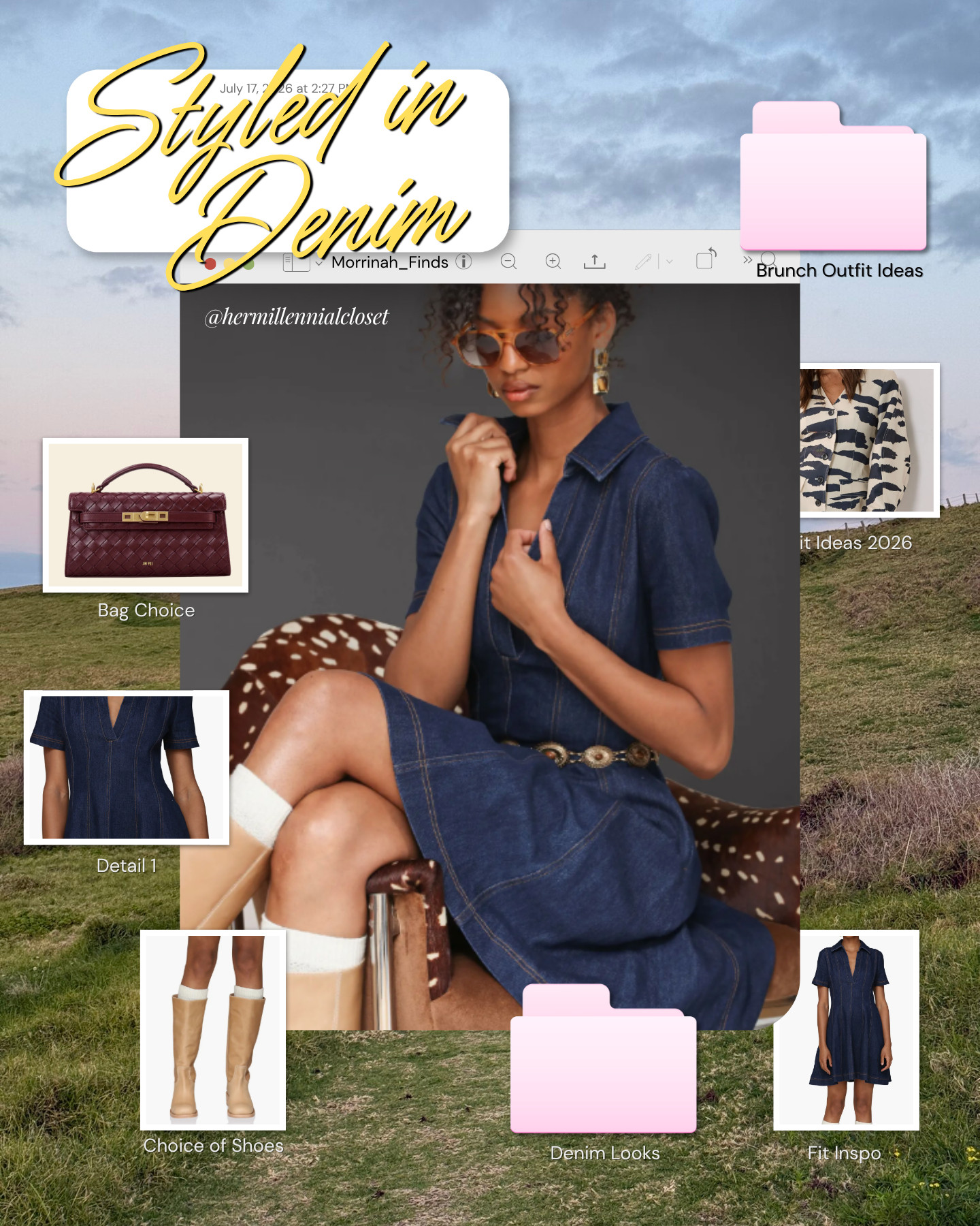 This mini denim dress is a scene stealer, Sis! You should go get yours before it solds out.  

 #LTKootd #LTKSaleAlert #LTKPlusSize