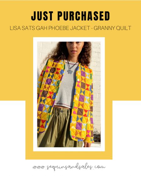 Lisa Says Gah PHOEBE JACKET - GRANNY QUILT
Granny Quilt Jacket
Maximalist 
Maximalism 
Maximalist Jacket
Vintage Jacket
Vintage Inspired Jacket
Ban.do
Sale
On Sale

#LTKsalealert #LTKunder100 #LTKSeasonal