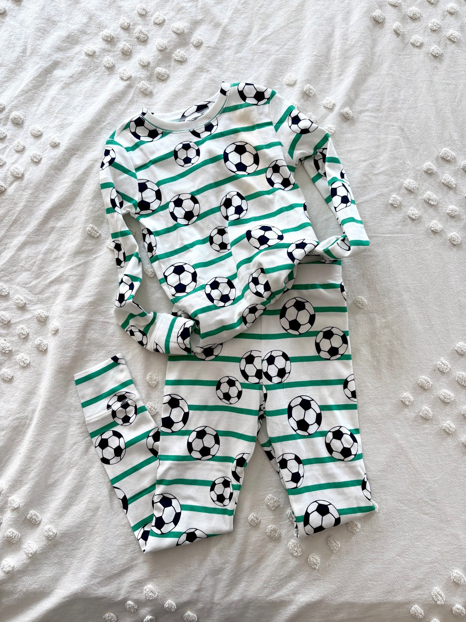 I’m not sure why it’s so hard to find cute pajamas for little boys, but I finally found my guy an adorable ORGANIC pair of soccer long sleeve jammies! It’s hard because at 7 years old, they’re not a toddler boy anymore, but they still like cute things, just in larger sizes! These come in many different sizes and are so soft and comfortable- I highly recommend them! 

Big kid boy pajamas 
Toddler boy pajamas
Spring pajamas for kids
Little boy pjs
Gifts for soccer lovers
Gifts for 7 year old boy

#LTKSpringSale #LTKmomlife #LTKKids