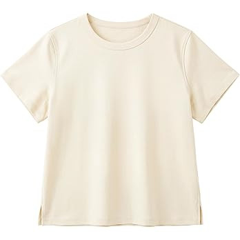 Stelle Women's Cotton T-Shirts Crewneck Short Sleeve Basic Tees Summer Casual Solid Crop Tops | Amazon (US)