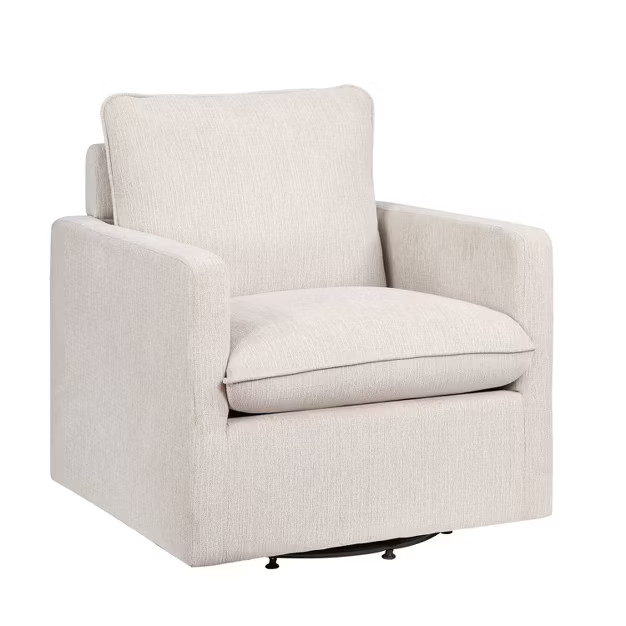 Enola Linen Swivel Armchair - HOMES: Inside + Out | Target
