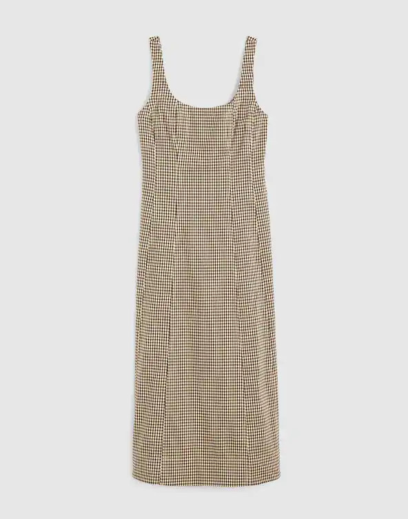 Seamed Scoopneck Midi Dress | Madewell