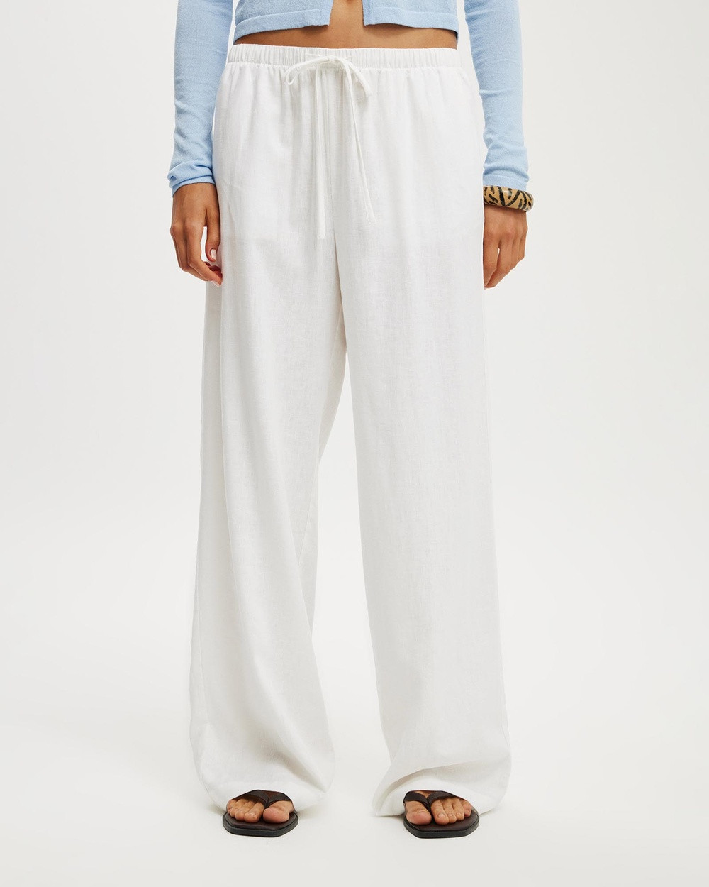 Cotton On - Haven Wide Leg Pant - Pants (WHITE) Haven Wide Leg Pant | THE ICONIC (AU & NZ)