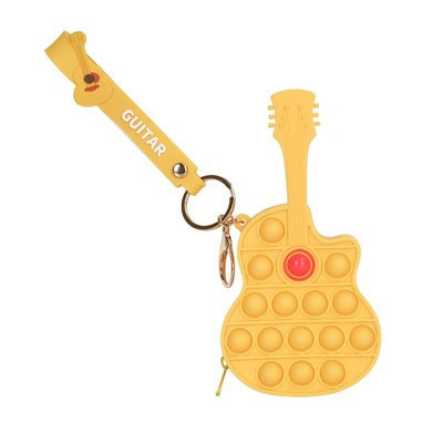 Link Bubble Popper Keychain Zipper Pouch Fidget Toy Pop Sensory Toy - Great Stocking Stuffer for Kids of All Ages - GUITAR | Target