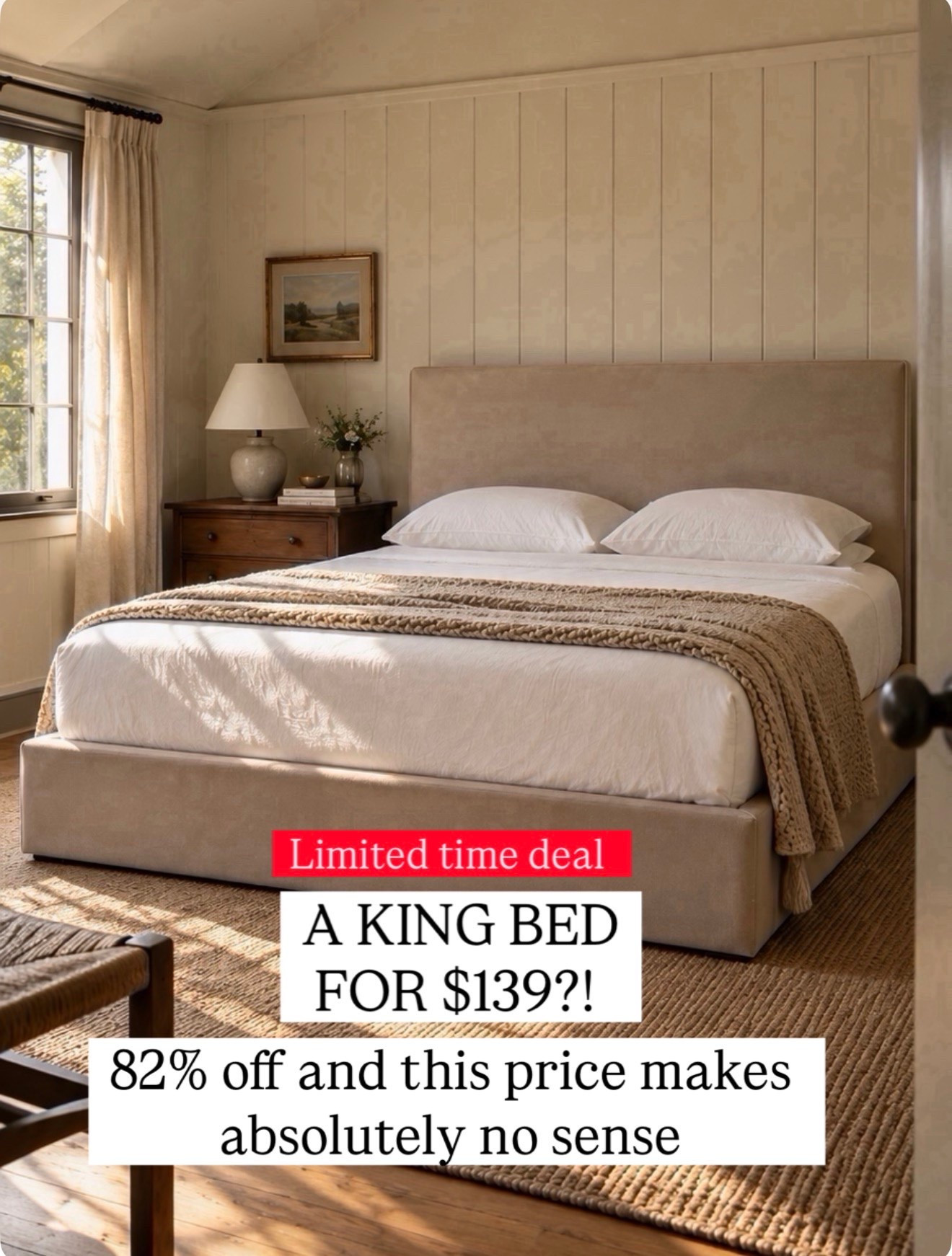 Incredible price on the poster bed limited time deal this price will not last Vetter furniture sale

#LTKHome