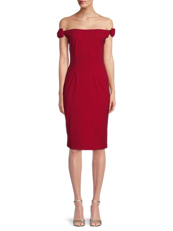 Off The Shoulder Bow Dress | Saks Fifth Avenue OFF 5TH