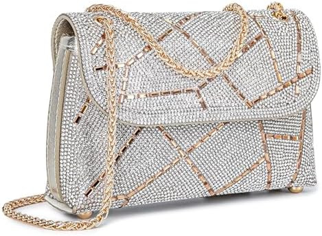 Shoulder Bags Crossbody Bag Purses Handbags Crystals Rhinestone Evening Bag for Women Clutch Purs... | Amazon (US)