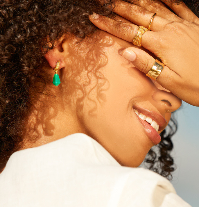 Heirloom Woven Cross Ring | Monica Vinader (Global)