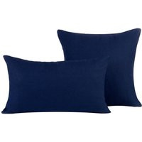 Solid Dark Blue Pillow Covers - Cotton All Sizes, Home Gifts For You | Etsy (US)