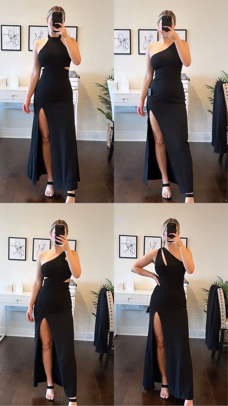 Black tie wedding guest or gala or bridesmaid dresses! They all come in other colors too. Wearing smalls 

#LTKwedding #LTKfindsunder100 #LTKGala