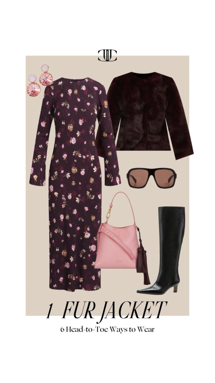 6 Ways to Style a Fur Jacket This Winter ✨🧣
Meet your new winter hero piece: the faux fur jacket. I took this classic, cozy layer and styled it six completely different ways—from polished office looks to weekend denim, feminine florals, chic monochrome, and elevated neutrals.
If you want versatility, warmth, and a touch of glamour… this is the jacket of the season.

Think winter florals with tall boots, tonal knits with texture, polished trousers for a dressier moment, and denim looks that feel effortlessly cool. Each outfit is wearable, warm, and easy to recreate with pieces you may already own.

👉 Save this post for winter outfit inspiration
👉 Shop every look on my LTK

#LTKHoliday #LTKOver40