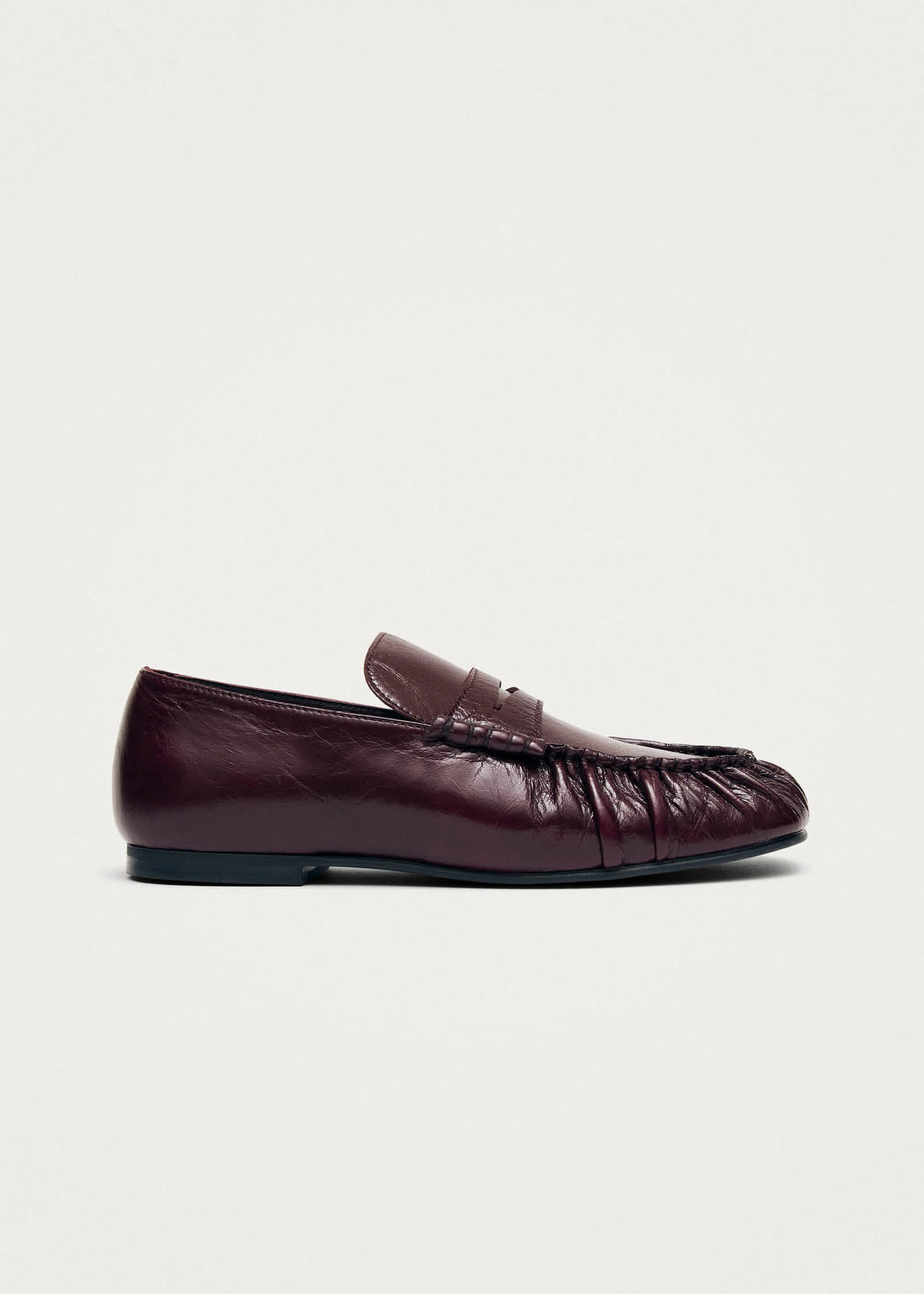 Aven Rift Burgundy Leather Loafers | ALOHAS (Global)