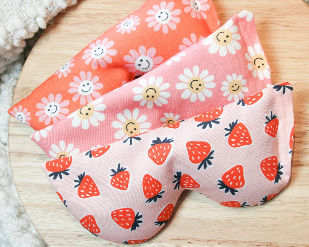 Weighted Eye Pillow Lavender Eye Pillow Organic Flaxseed Eye Mask Aromatherapy & Stress Relief Yo... | Etsy (US)