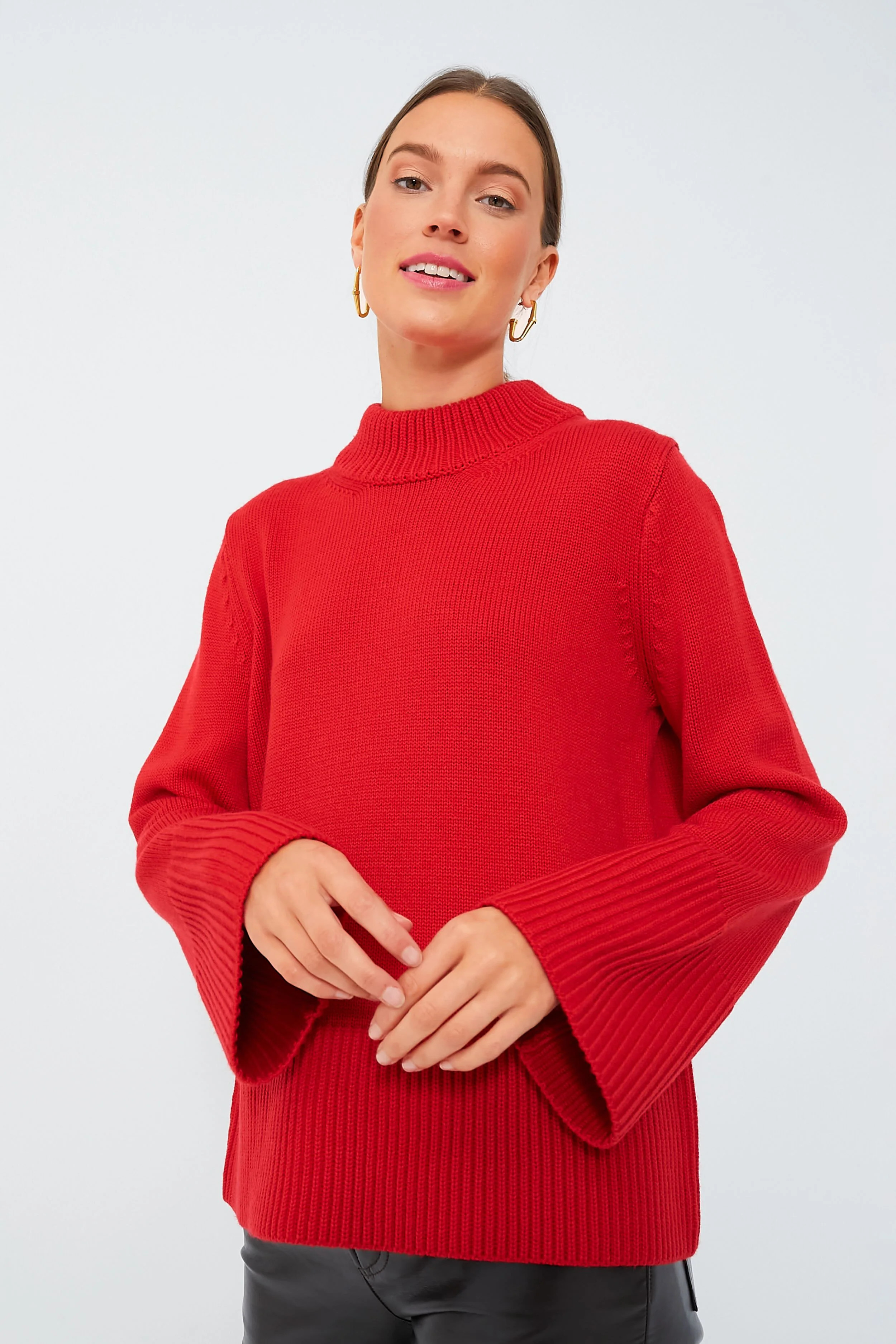 Red Crewneck Spencer Sweater | Tuckernuck (US)