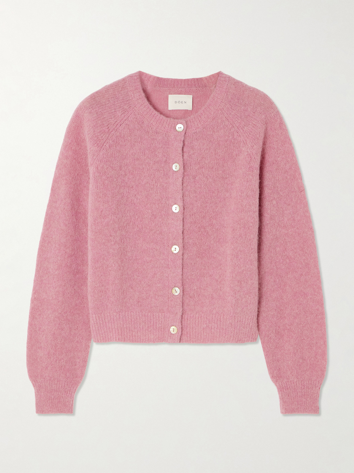 DÔEN - Petra Knitted Cardigan - Pink | NET-A-PORTER (UK & EU)