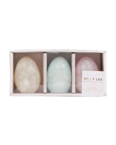 3pk Alabaster Easter Eggs | TJ Maxx
