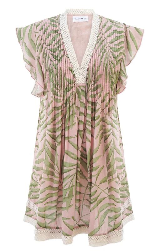 Eden Dress - Palm Pink/Green | navyBLEU LLC