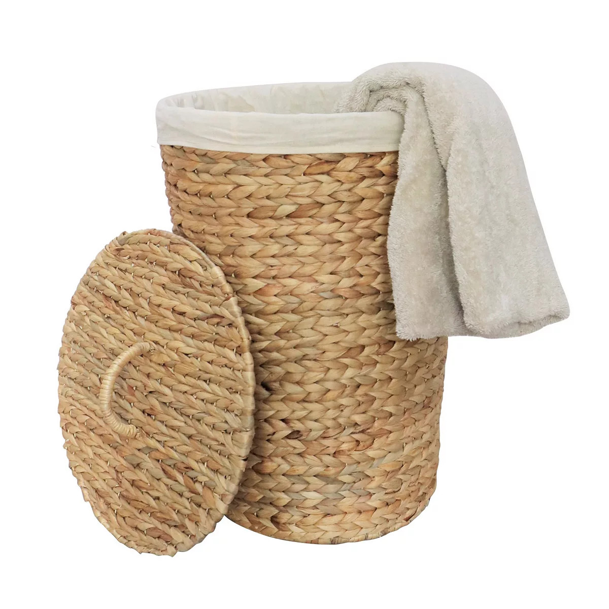 Sonoma Goods For Life® Round Lined Hamper | Kohl's