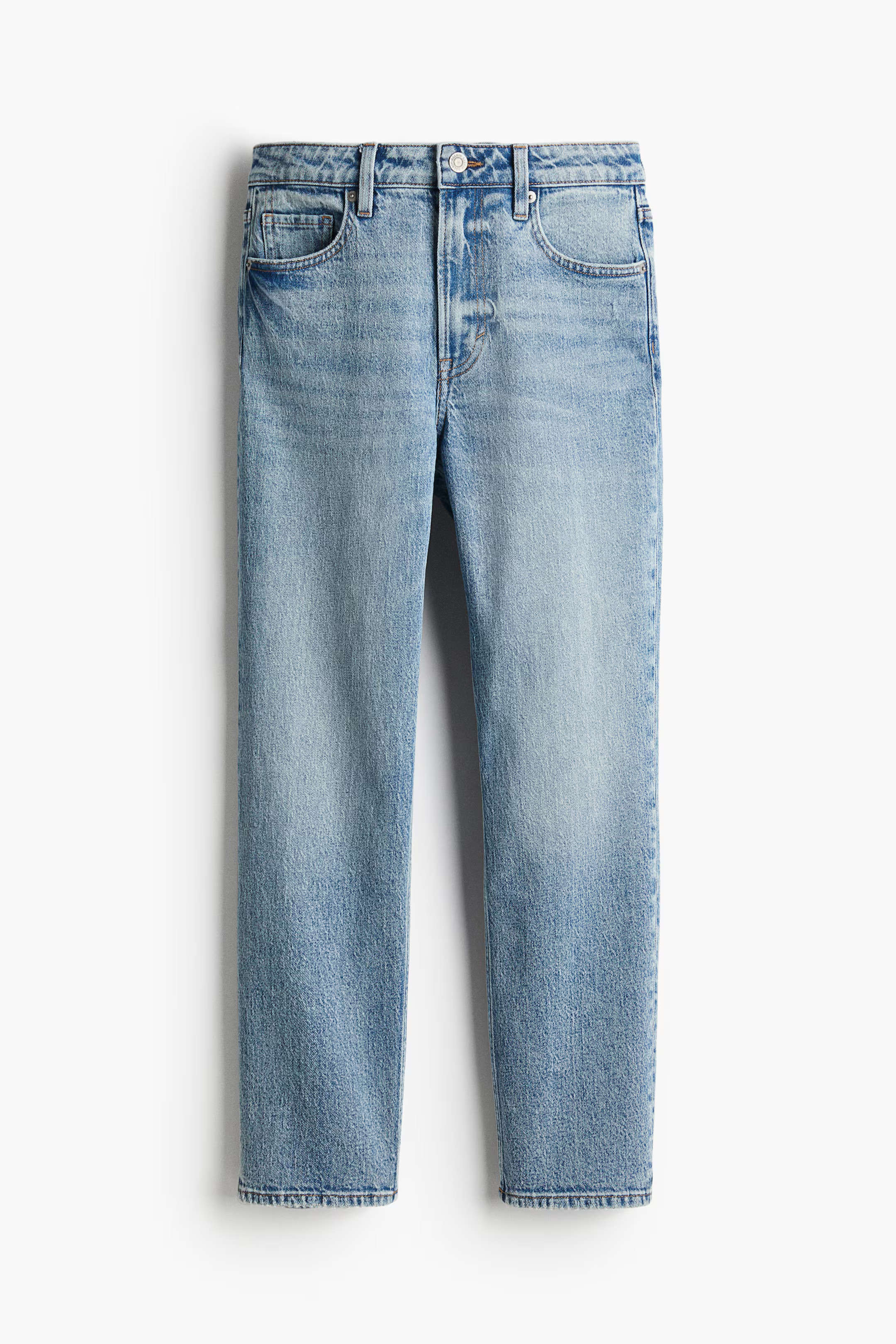 Slim Straight High Ankle Jeans | H&M (UK, MY, IN, SG, PH, TW, HK)