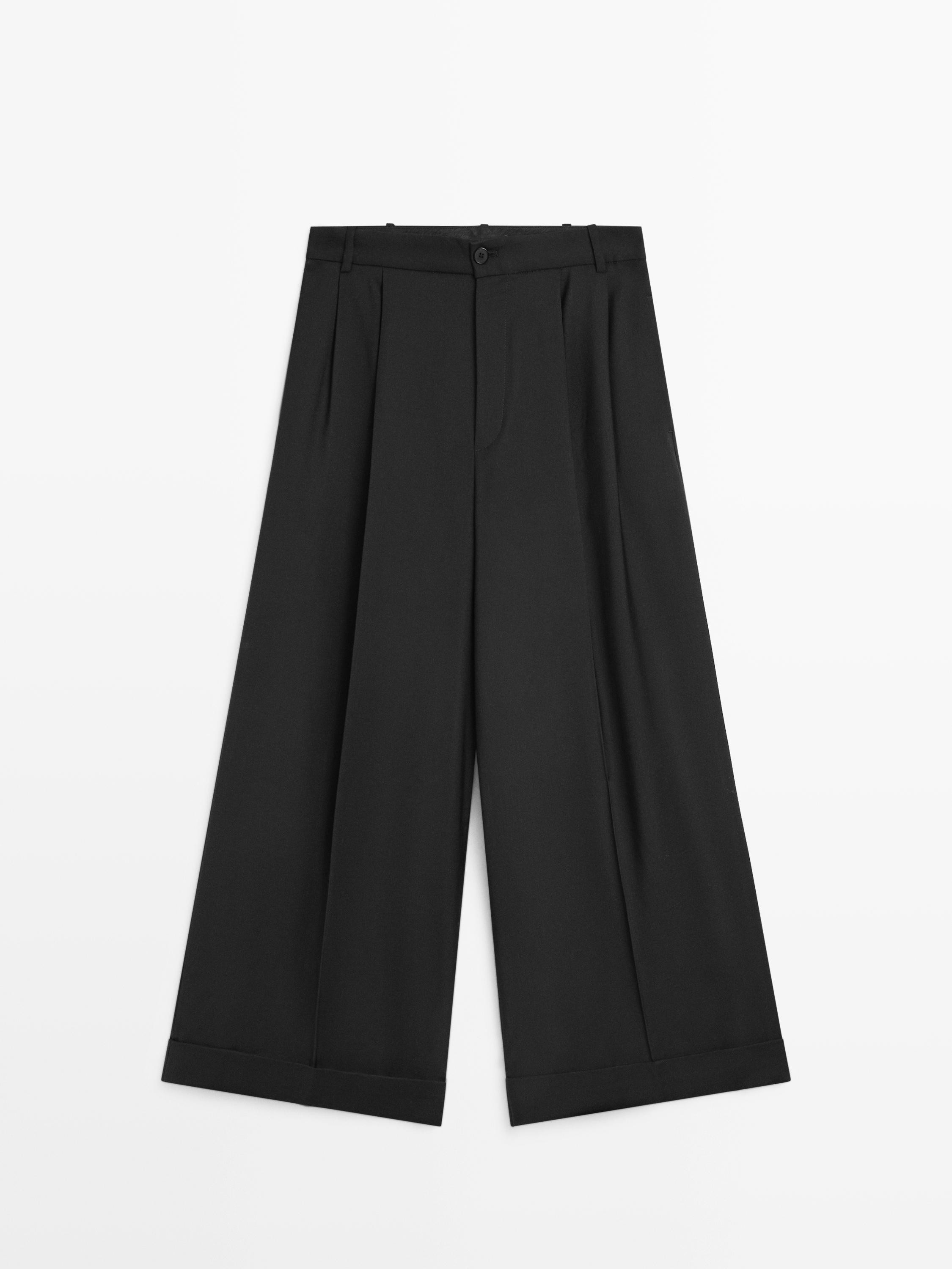 Flowing trousers with darts | Zara Canada