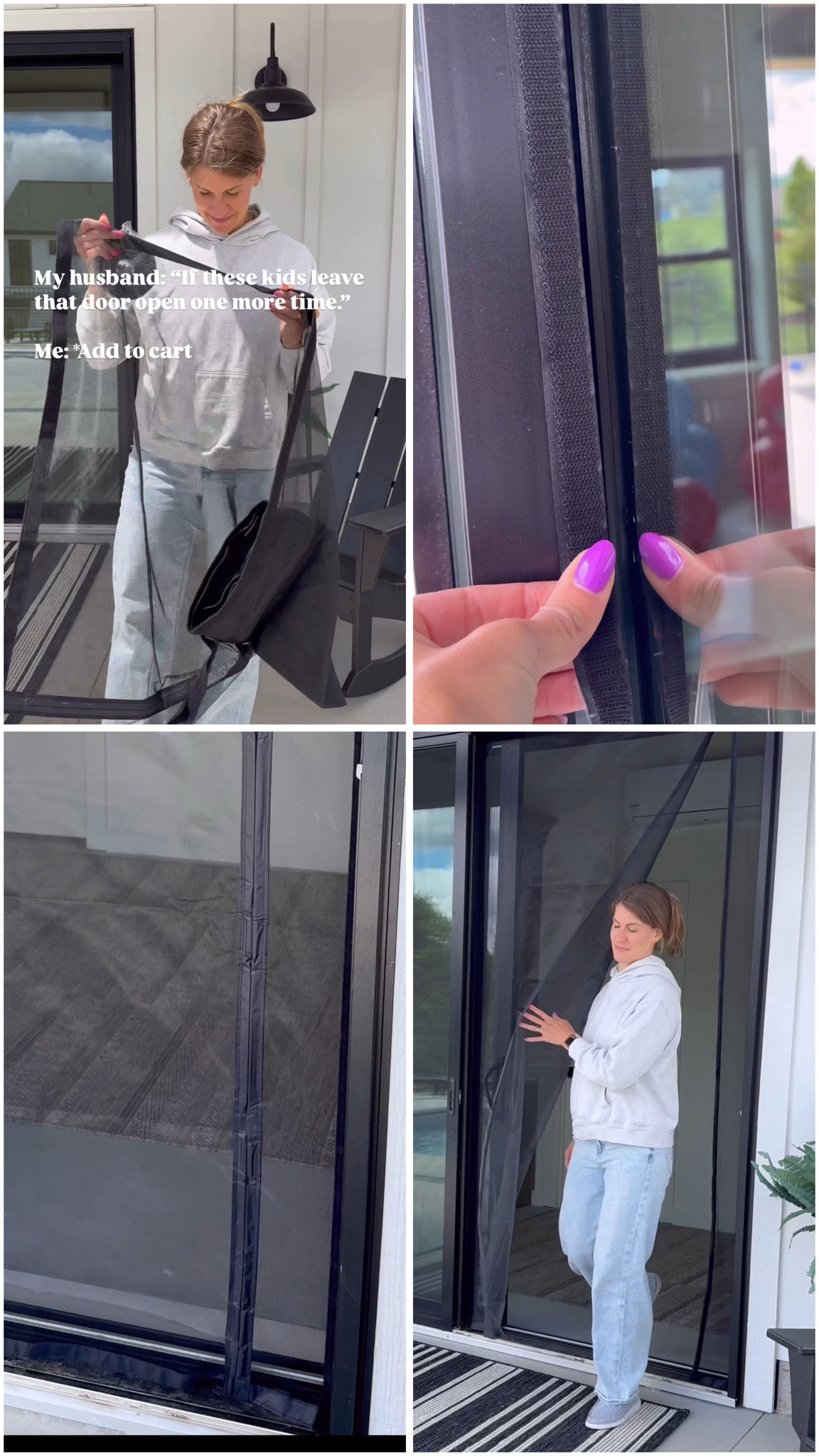 Hands free entry and no more bugs inside my home 👏🏻👏🏻 

#LTKSeasonal #LTKSummerEdit #LTKHome