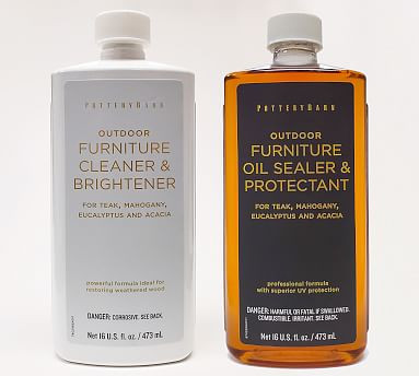 Outdoor Wood & Teak Oil & Cleaner/Brightener | Pottery Barn (US)