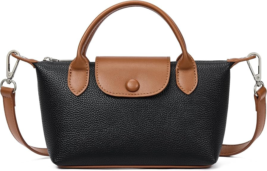 BOSTANTEN Mini Tote for Women Crossbody Bag with Adjustable Strap | Premium Vegan Leather Crochet... | Amazon (US)