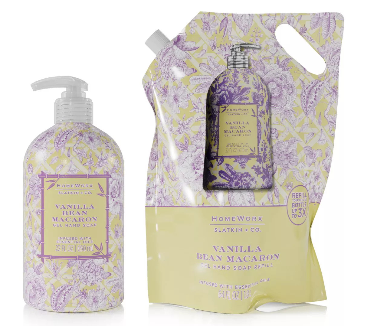 Make Your Selection: HomeWorx by Slatkin + Co. 22oz Hand Soap + 64oz Refill Bag | QVC