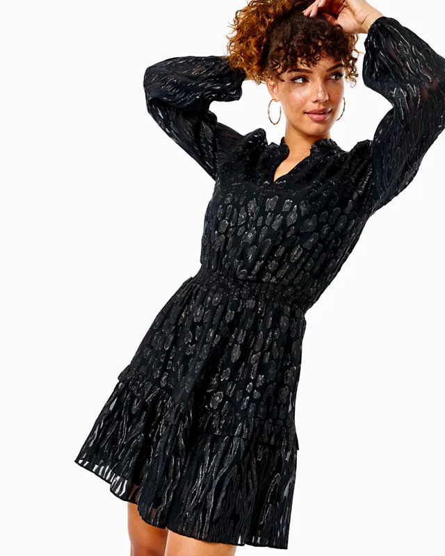 Avelynn Silk Dress | Lilly Pulitzer