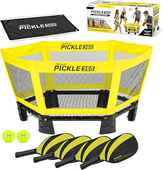 GoSports Pickle 360 Game Set – Pickleball Without a Court – Outdoor Lawn, Beach, and Backyard... | Amazon (US)