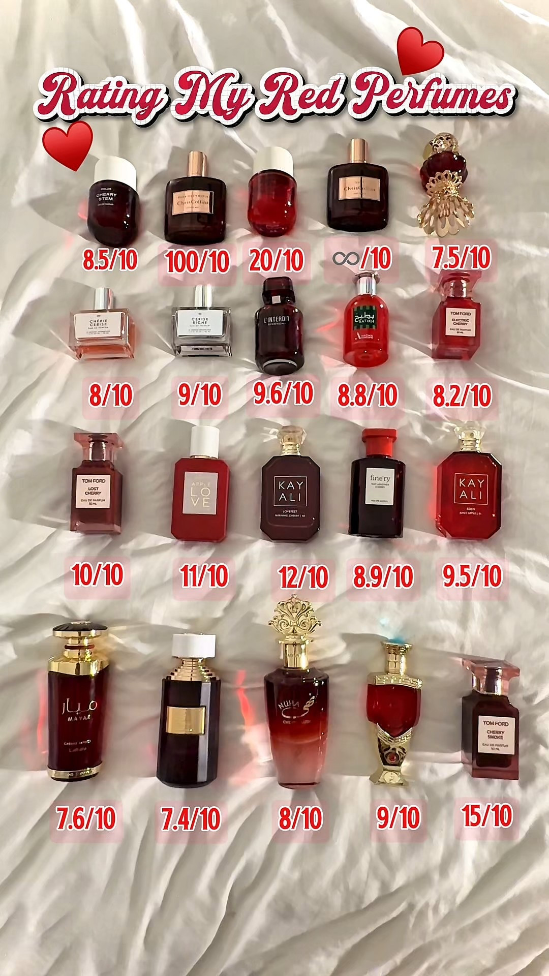 What are some of your favorite red fragrances?

#LTKBeauty