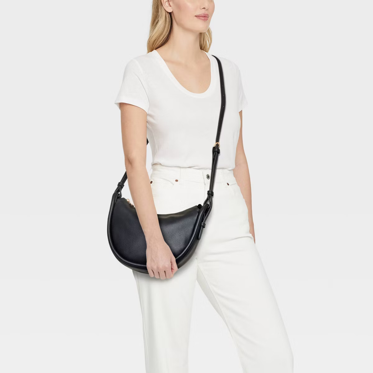 Bumper Crescent Shoulder Bag - A New Day™ | Target