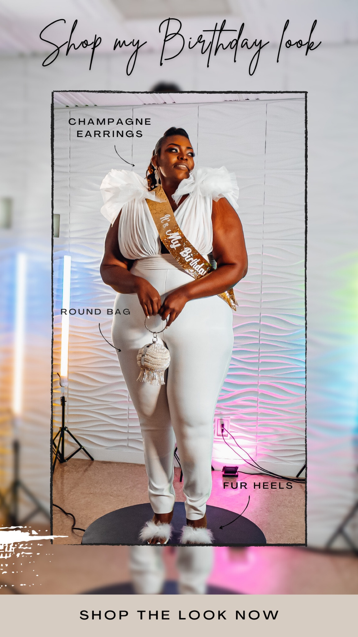 Shop my 2021 Birthday look! This ‘Editorial Bandage Jumpsuit’ from Fashionnova did not disappoint! Grab is now and pair it with my accessories tagged. Note: One or more products might be sold out and similar item(s) might be recommended. Follow @darkbeautyl on LTK for my plus size fashion inspo and tips. 

#LTKSeasonal #LTKcurves #LTKshoecrush