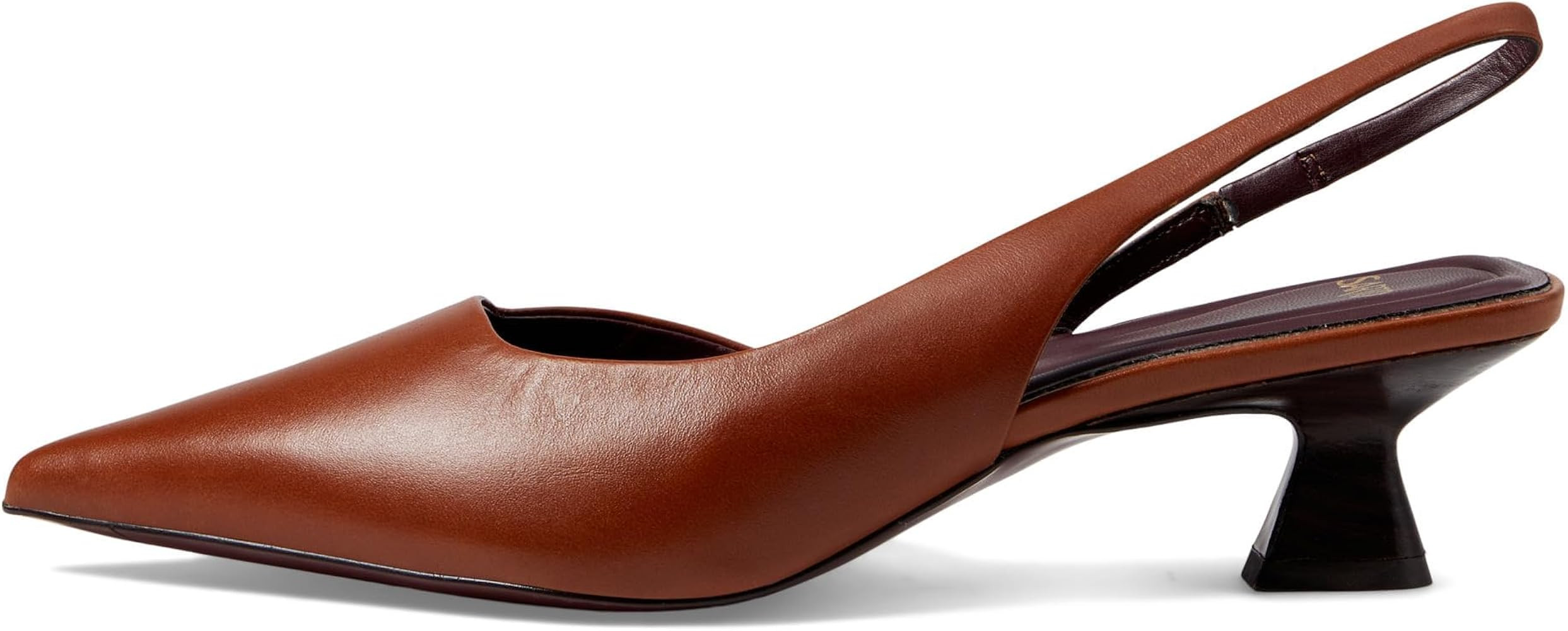 Franco Sarto Women's Devin Pointed Toe Kitten Heel Slingback Pump | Amazon (US)