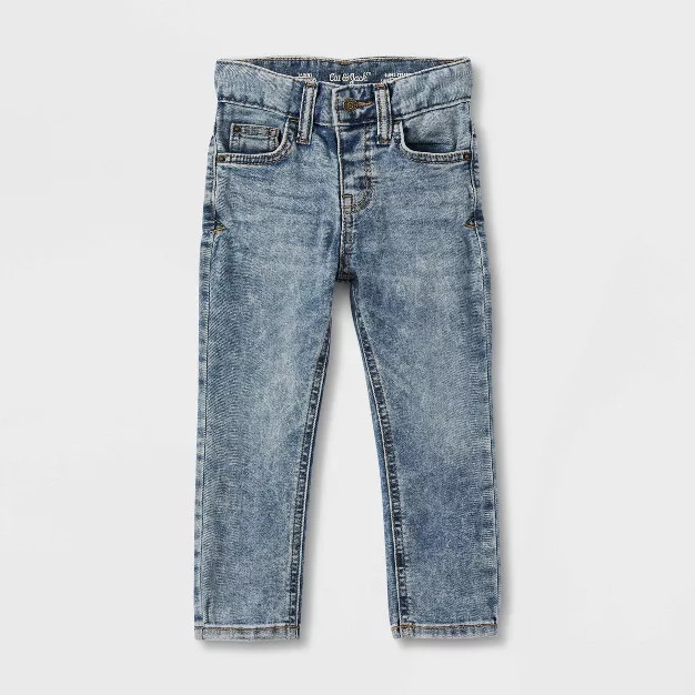 Toddler Boys' Skinny Fit Jeans - Cat & Jack™ Light Wash 12M | Target