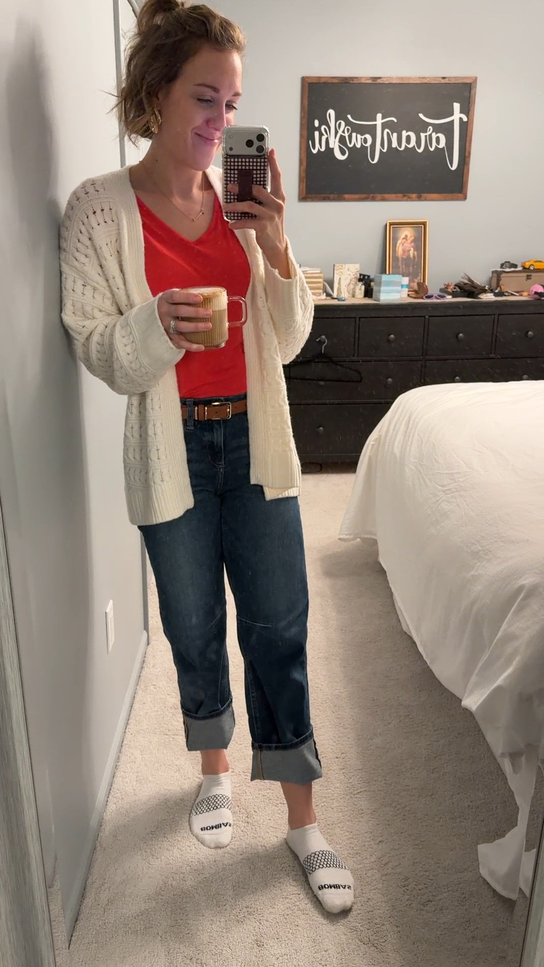 Cutest cozy cardigan from target! Comes in cream and charcoal gray! Perfect transition to spring. Great for layering piece, cozy date night.
These jeans are also a great dark wash denim! They are risen mini barrel jeans I linked similar ones below. 

#LTKootd #LTKmomlife #LTKgrwm