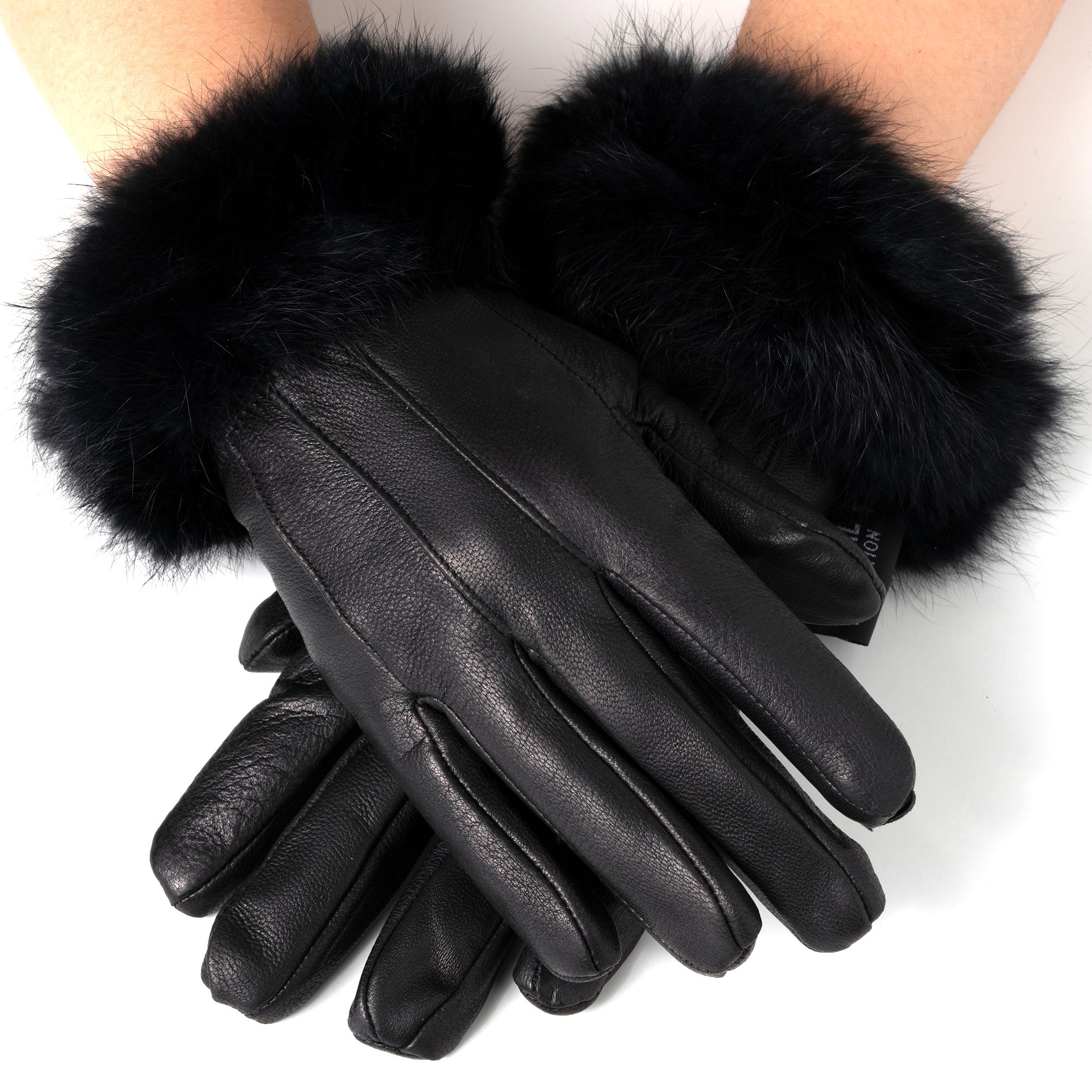 Alpine Swiss Women’s Dressy Gloves Genuine Leather Thermal Lining Fur Trim Cuff | Walmart (US)