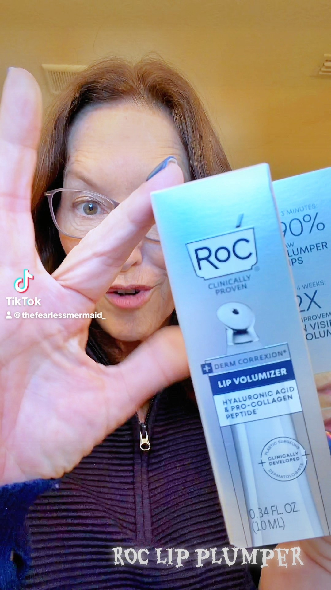 ROC lip plumper works, especially well for us mature ladies it gets you plumper lips within three minutes, and it does not stink or hurt at all and overtime and actually plump your lips in a more permanently way

#LTKStyleTip #LTKBeauty #LTKFindsUnder50