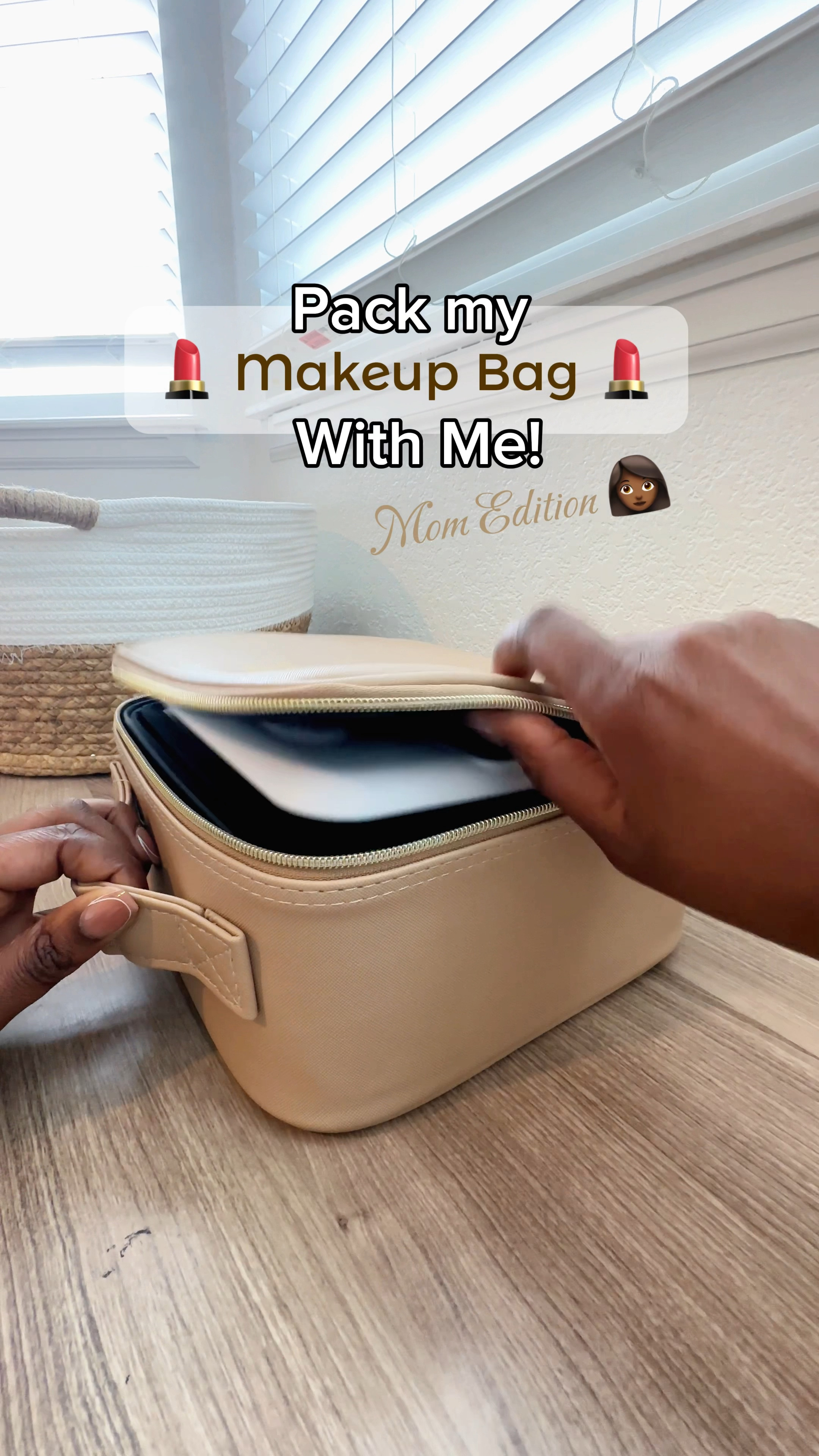 Travel makeup bag 💄 with mirror and brush organizer! 

#LTKSaleAlert #LTKFindsUnder50 #LTKBeauty