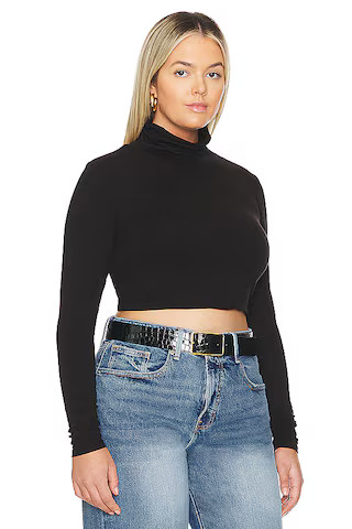 Micaela Top in Noir | Revolve Clothing (Global)