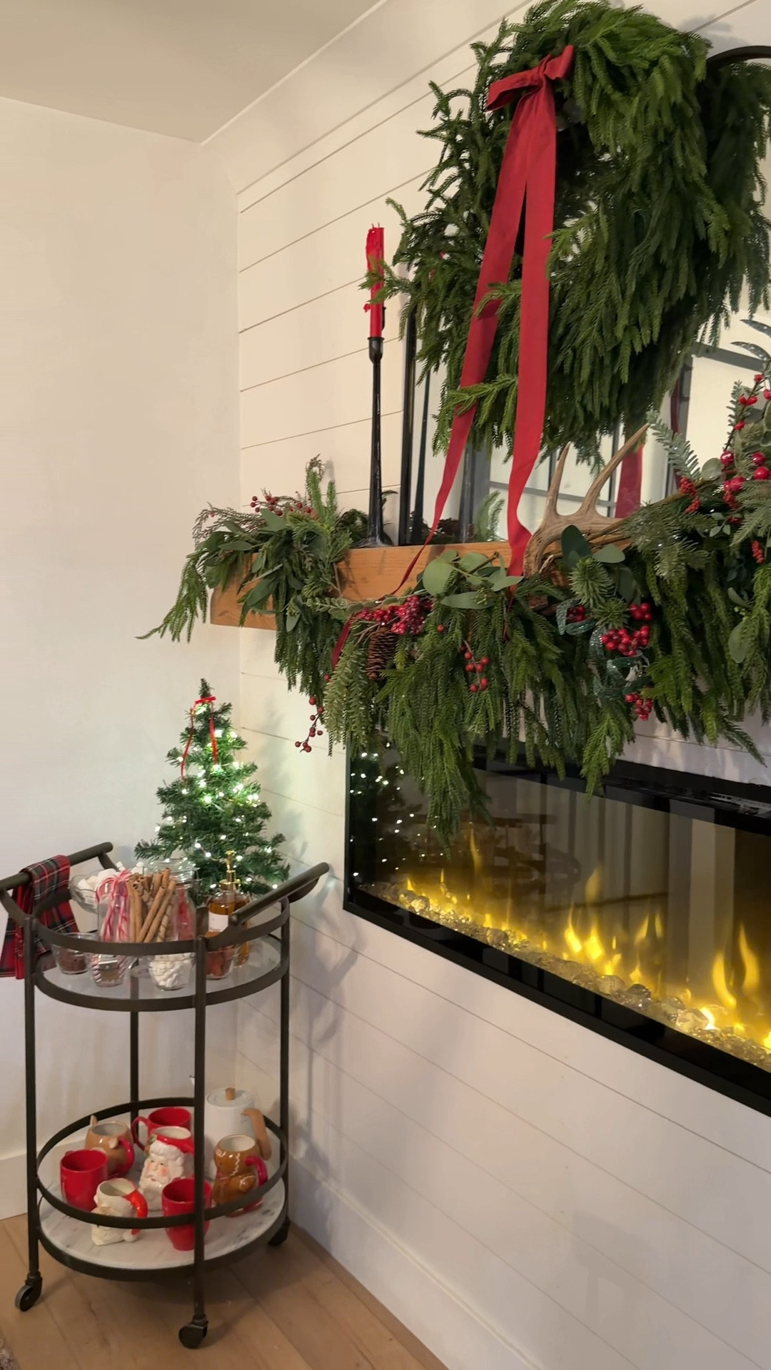 I turned my bar cart into a cocoa bar and it’s so cute! Also linking all of my Christmas and dining room finds 🍫☕️

Cocoa bar / bar cart / electric fireplace / mantel / wood mantel / rustic wood mantle / garland / Ralph Lauren Christmas 

#LTKHoliday #LTKSaleAlert #LTKHome