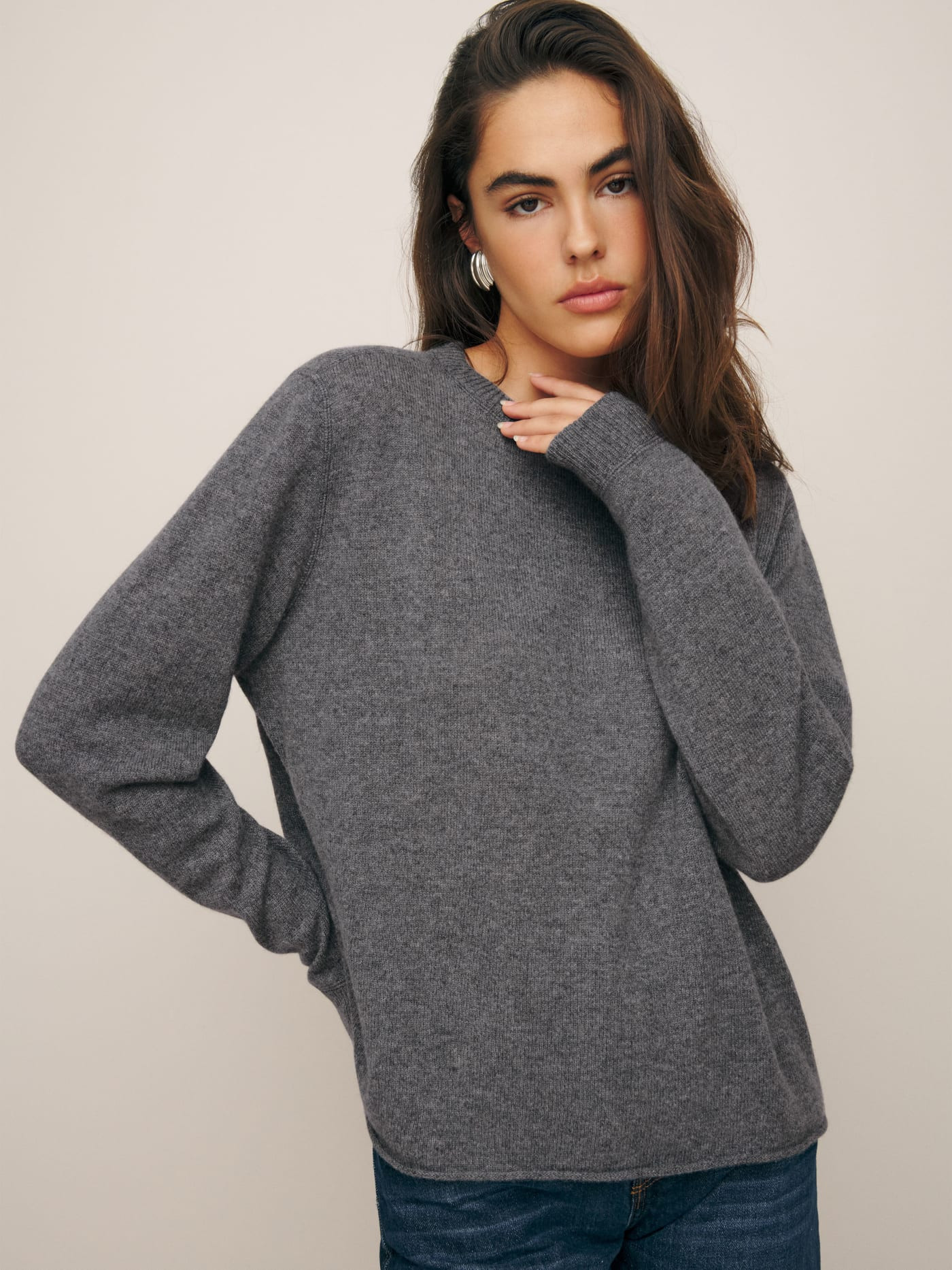 Cashmere Boyfriend Sweater | Reformation (Global)